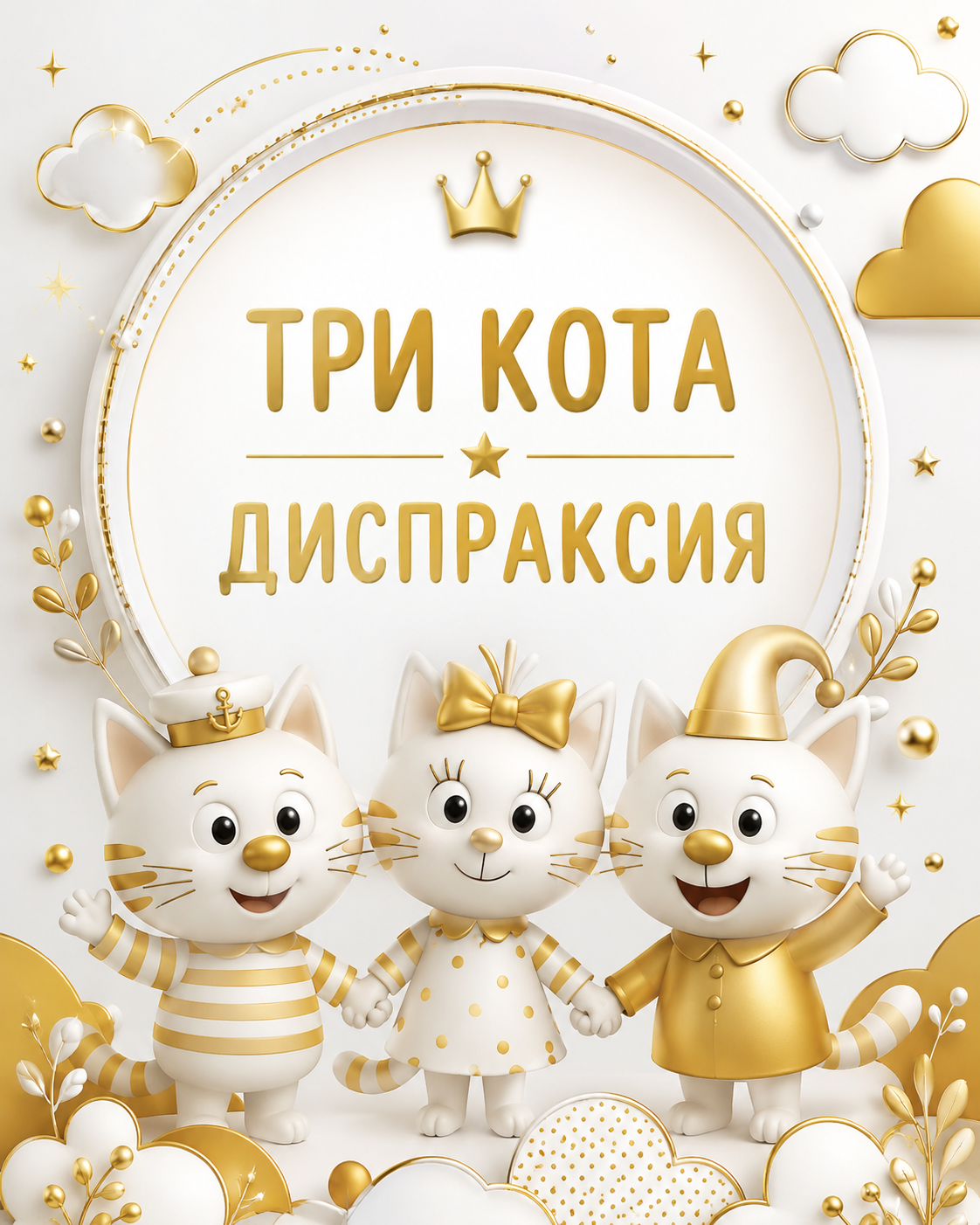 Конспект по запуску речи: Три кота диспраксия