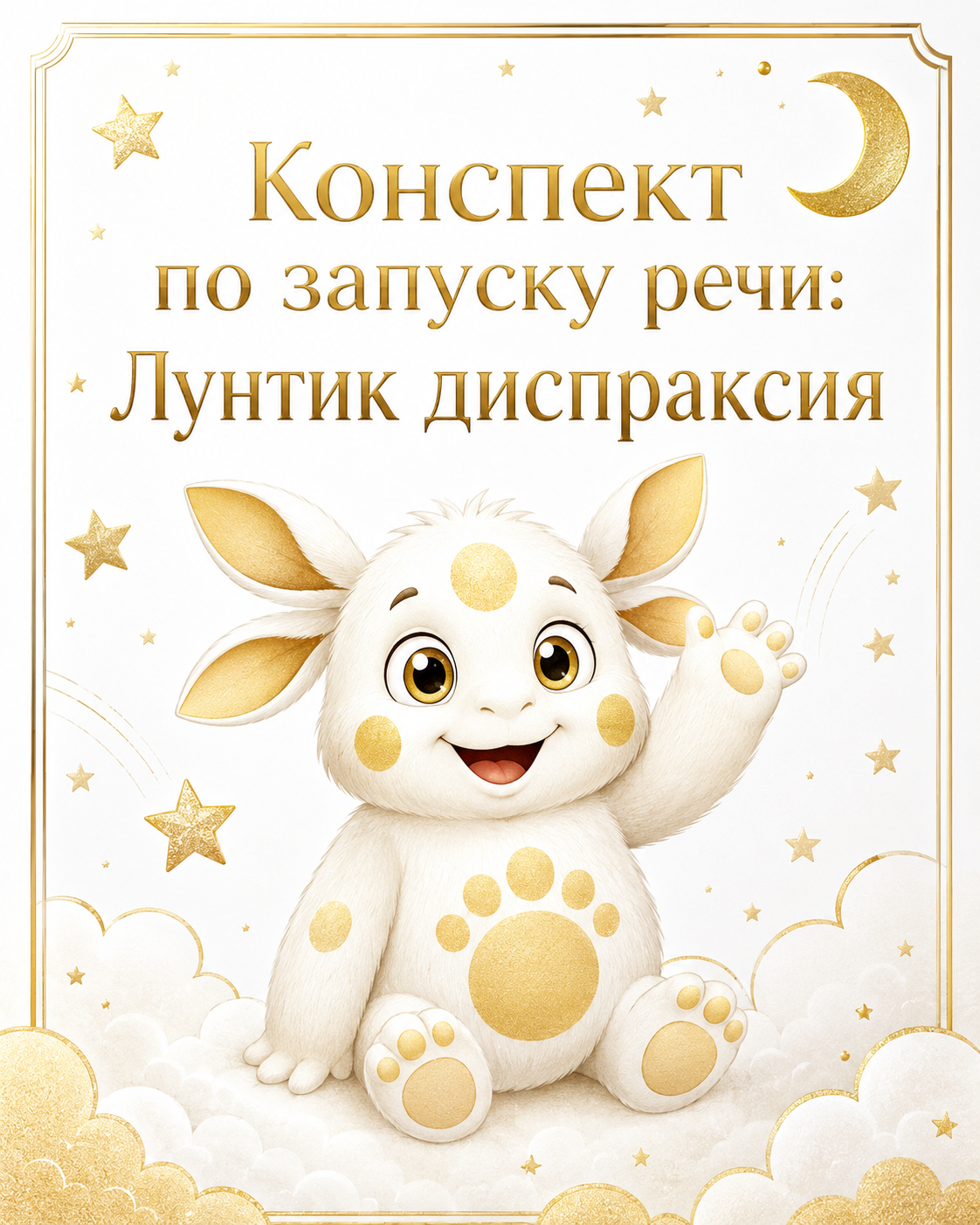 Конспект по запуску речи: Лунтик диспраксия