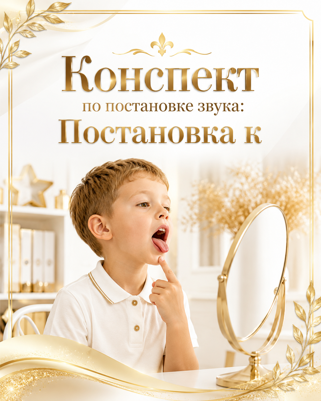 Конспект по постановке звука: Постановка к