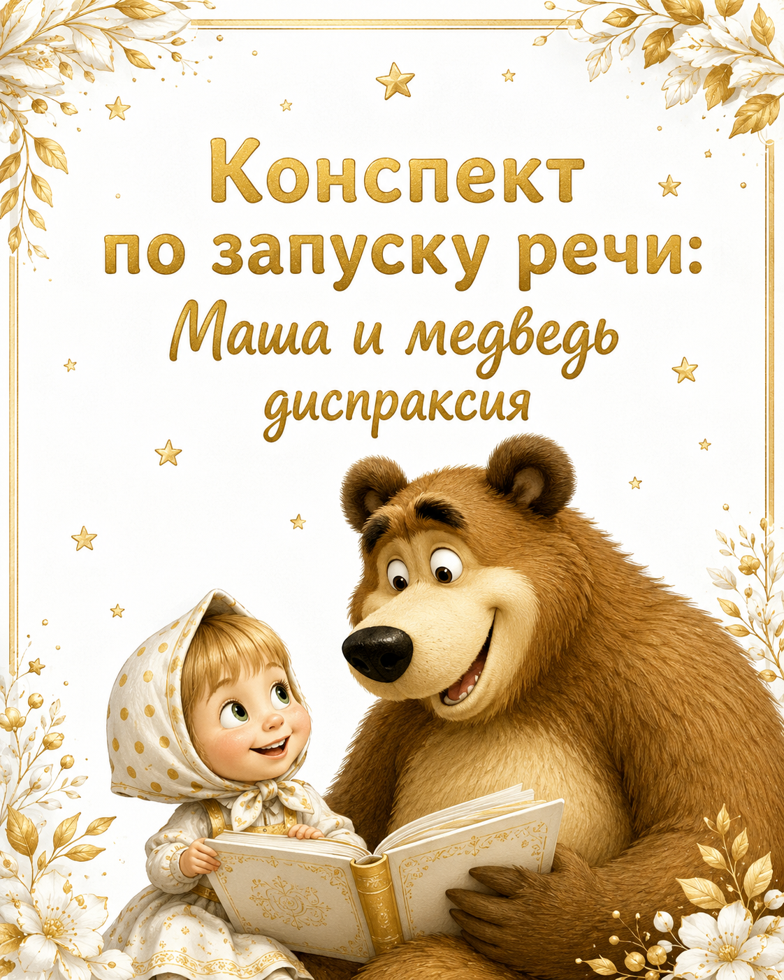 Конспект по запуску речи: Маша и медведь диспраксия