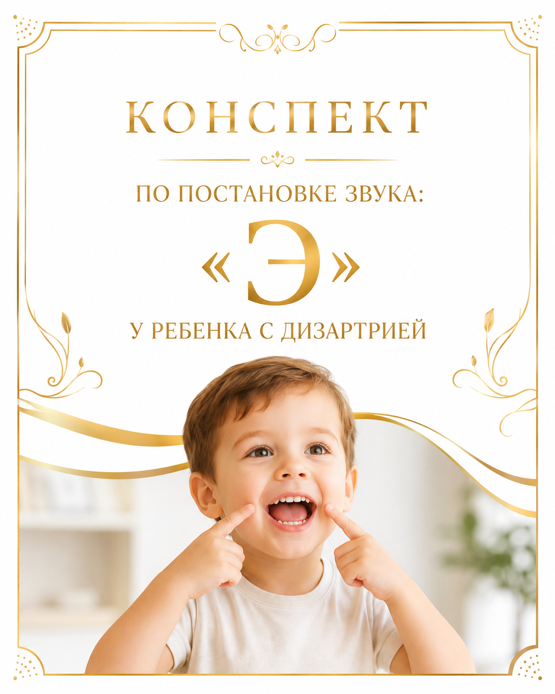 Конспект по постановке звука: Постановка э