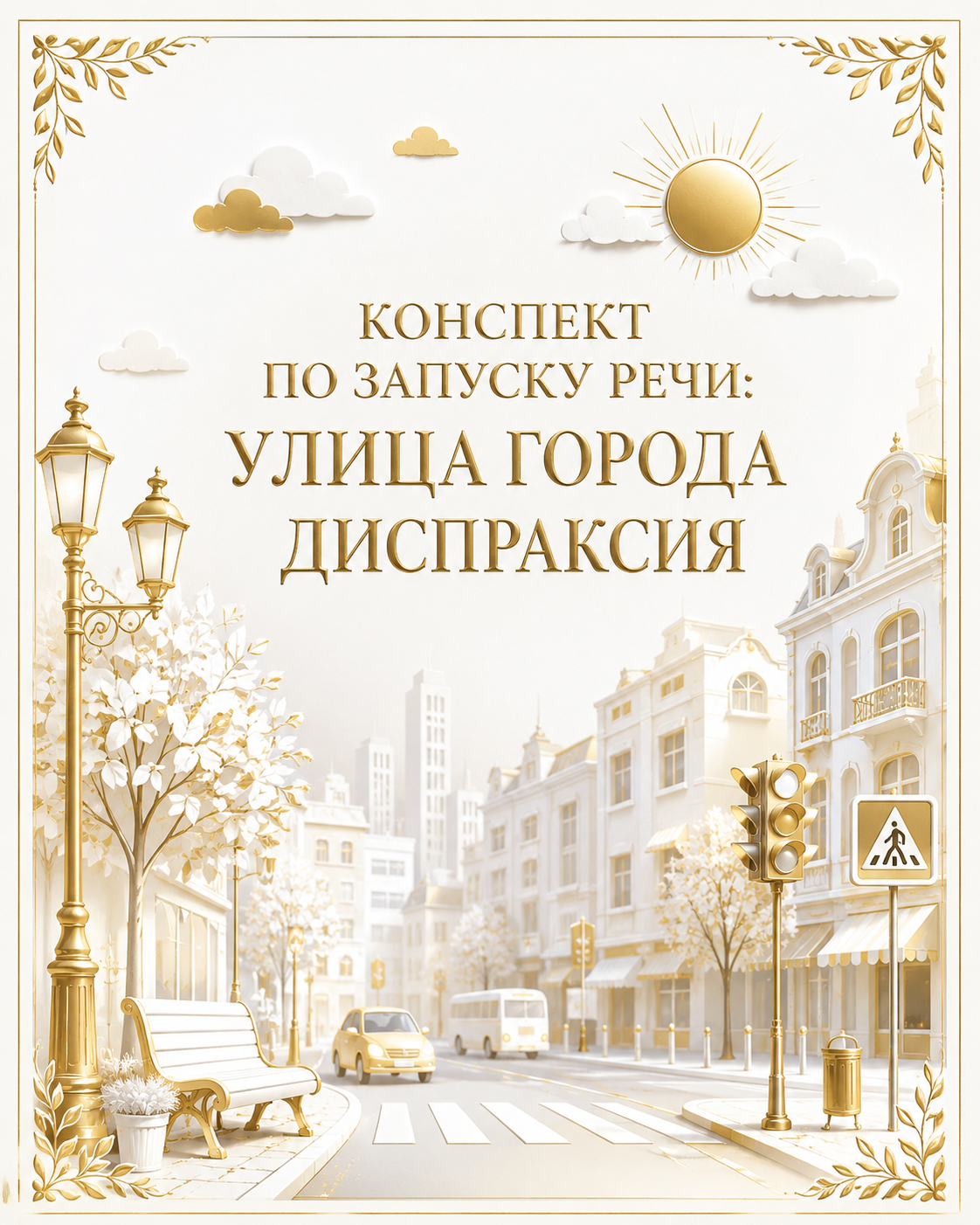 Конспект по запуску речи: Улица города диспраксия